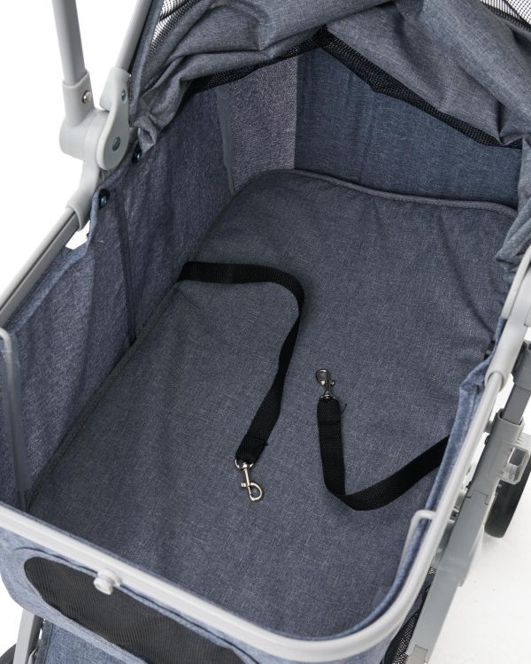 Zampa Move Kedi & Köpek Arabası Gri 51×66×98 cm (ZS-103-G)