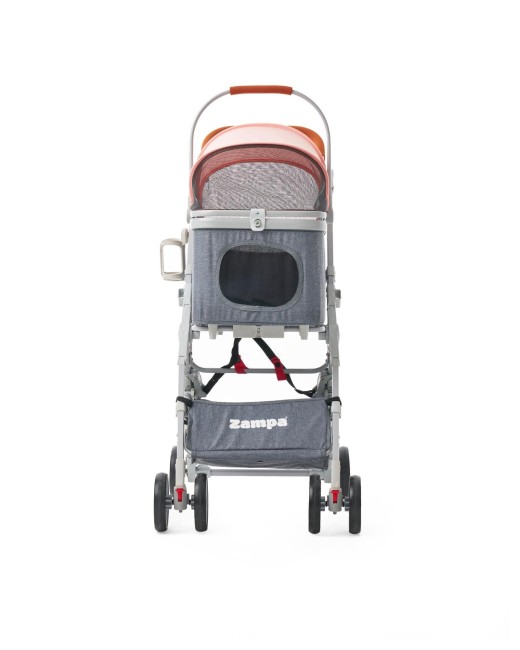 Zampa Move Kedi & Köpek Arabası Pembe 51×66×98 cm (ZS-103-P) - Thumbnail