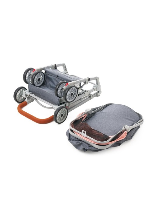 Zampa Move Kedi & Köpek Arabası Pembe 51×66×98 cm (ZS-103-P) - Thumbnail