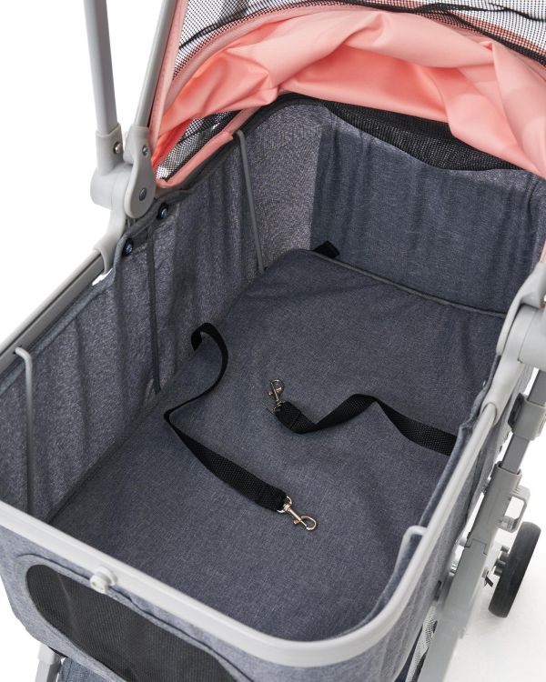 Zampa Move Kedi & Köpek Arabası Pembe 51×66×98 cm (ZS-103-P)