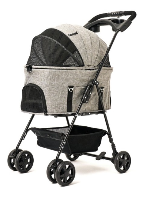 Zampa - Zampa Norris Kedi Köpek Arabası Gri SP02FL-G 46x83x105