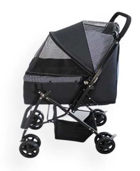 Zampa - Zampa Nova Kedi Köpek Arabası Siyah BL08B 52x76.5x95 Cm