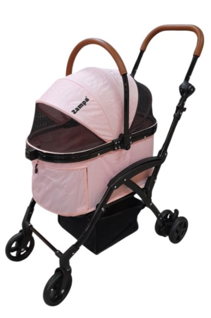 Zampa - Zampa Orbit Kedi Köpek Arabası Pembe BL01T-P 34x69x95 Cm