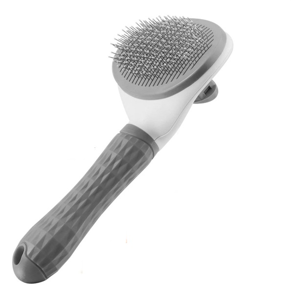 Zampa - Zampa Plastik Basmalı Oval Kedi Köpek Tarak (Xrk-01)