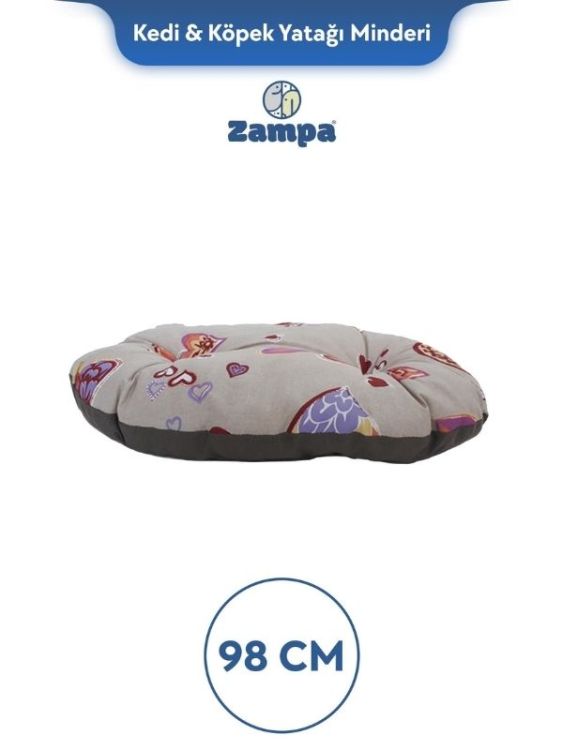 Zampa Plus Gena Kedi & Köpek Minderi Karışık Renkli 5 - 98x70x13 cm (ZIT-2525)