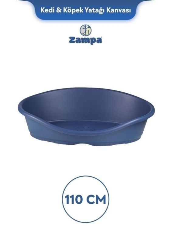 Zampa Plus Toffee Plastik Kedi & Köpek Yatağı 5 - 110cm Mavi(ZIT-2440)