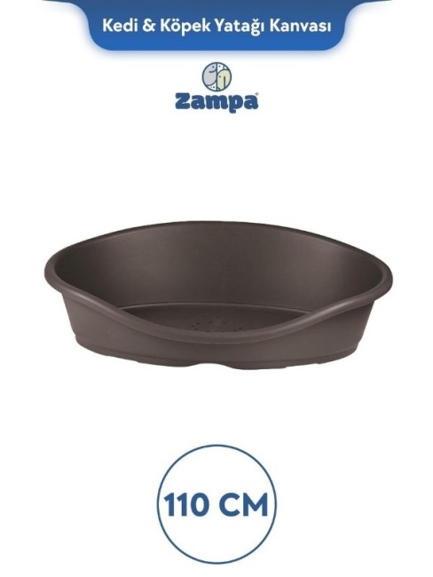 Zampa - Zampa Plus Toffee Plastik Kedi & Köpek Yatağı 5 - 110cm Moka (ZIT-2464)