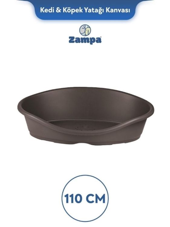 Zampa Plus Toffee Plastik Kedi & Köpek Yatağı 5 - 110cm Moka (ZIT-2464)