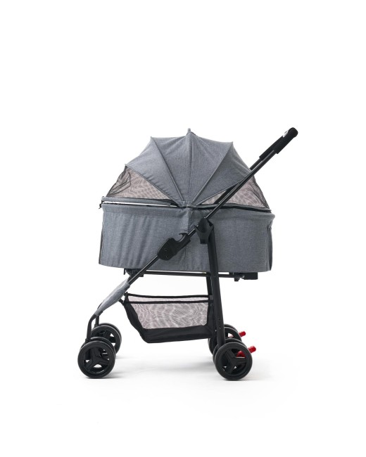 Zampa Pure Kedi & Köpek Arabası Gri 50×67×99 cm (ZS-107-G) - Thumbnail