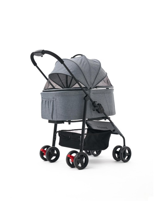 Zampa Pure Kedi & Köpek Arabası Gri 50×67×99 cm (ZS-107-G) - Thumbnail