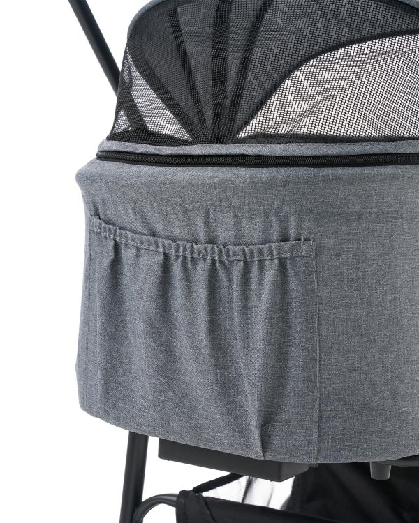 Zampa Pure Kedi & Köpek Arabası Gri 50×67×99 cm (ZS-107-G)