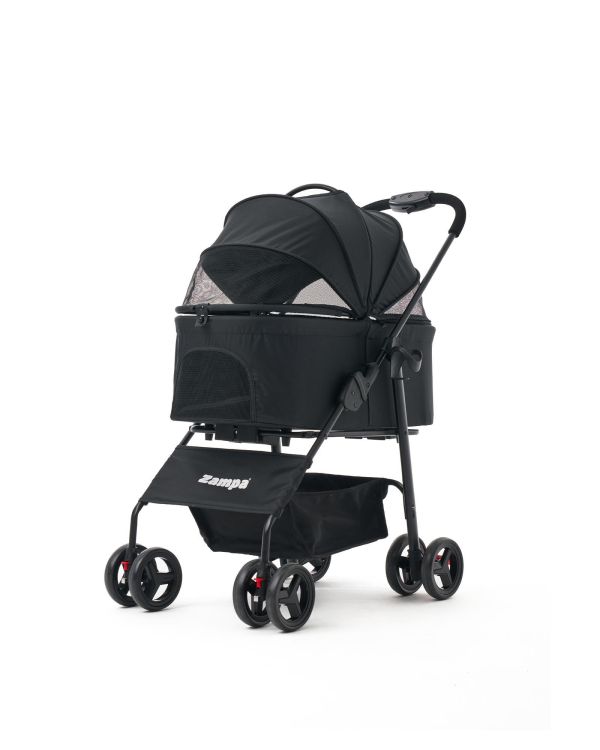 Zampa Pure Kedi & Köpek Arabası Siyah 50×67×99 cm (ZS-107-B)
