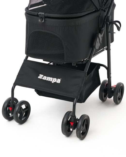Zampa Pure Kedi & Köpek Arabası Siyah 50×67×99 cm (ZS-107-B) - Thumbnail