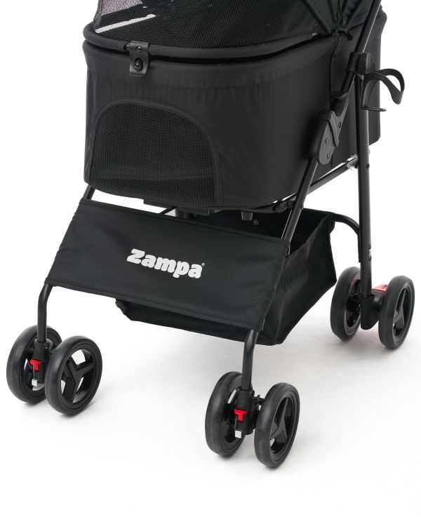 Zampa Pure Kedi & Köpek Arabası Siyah 50×67×99 cm (ZS-107-B)