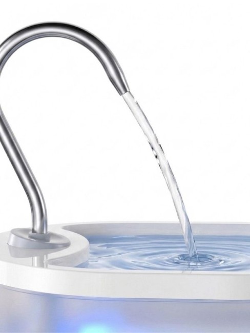Zampa PWF-01 Oval Pet Otomatik Su Pınarı Beyaz 3.2 Litre - Thumbnail