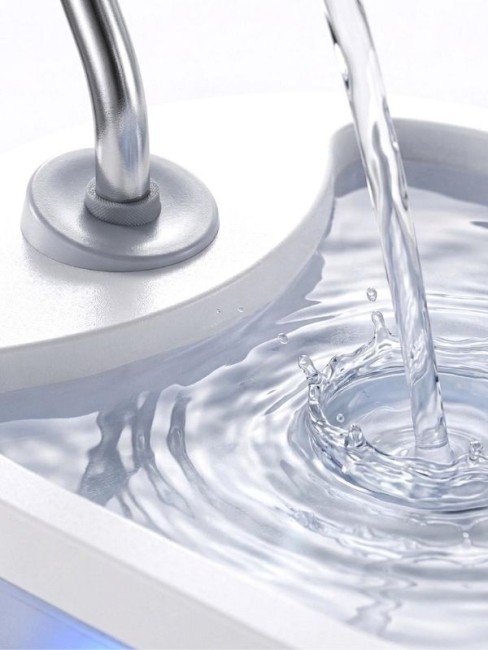 Zampa PWF-01 Oval Pet Otomatik Su Pınarı Beyaz 3.2 Litre - Thumbnail