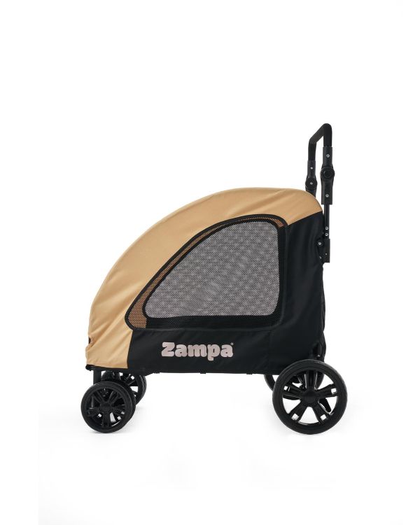 Zampa Sano Kedi & Köpek Arabası Haki 78×96×105 cm (ZS-401)