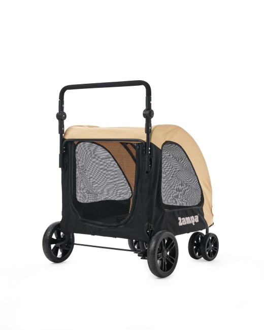 Zampa Sano Kedi & Köpek Arabası Haki 78×96×105 cm (ZS-401) - Thumbnail