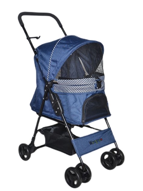 Zampa - Zampa Showtime (SP02XKN) Kedi Köpek Arabası Lacivert 42X69.5X88 Cm