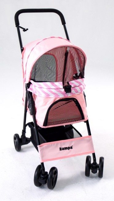 Zampa - Zampa Showtime Kedi Köpek Arabası Pembe SP02XKP 42x69.5x88 Cm