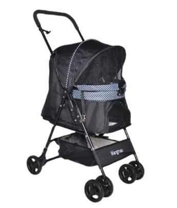 Zampa - Zampa Showtime Kedi Köpek Arabası Siyah SP02XKB 42x69.5x88 Cm