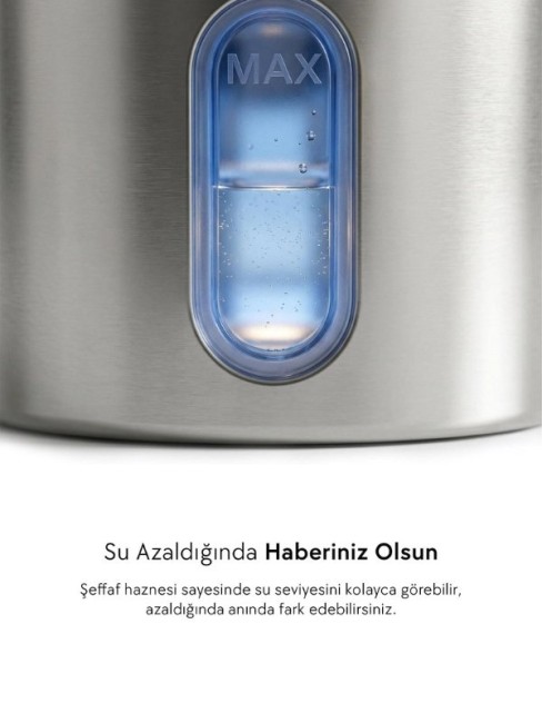 Zampa SPF-02TR Oval Paslanmaz Çelik Pet Otomatik Su Pınarı Bataryalı 3.2 Litre - Thumbnail