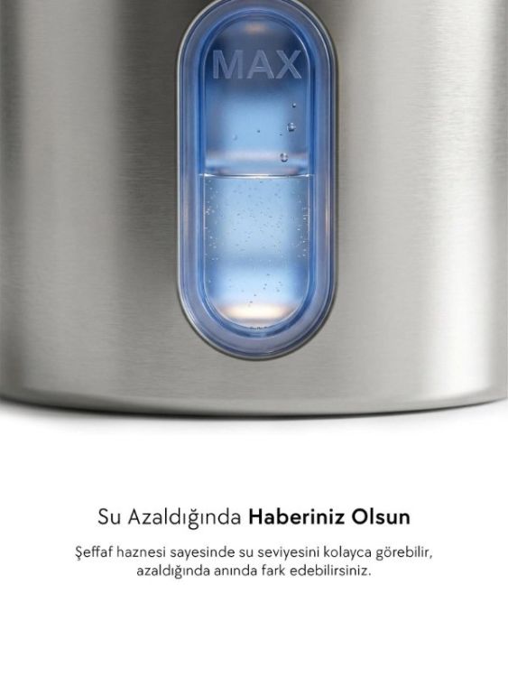 Zampa SPF-02TR Oval Paslanmaz Çelik Pet Otomatik Su Pınarı Bataryalı 3.2 Litre