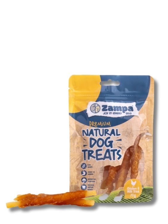 Zampa Tavuklu ve Sütlü Çubuk Köpek Ödül Maması 75 gr