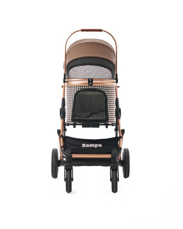 Zampa Vector Kedi & Köpek Arabası Kahverengi 35×87×101 cm (ZS-303L)