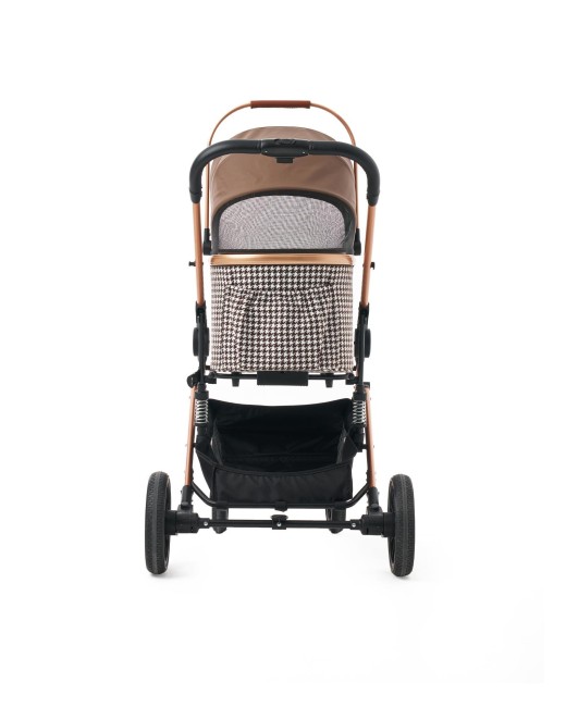 Zampa Vector Kedi & Köpek Arabası Kahverengi 35×87×101 cm (ZS-303L) - Thumbnail