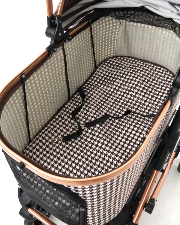 Zampa Vector Kedi & Köpek Arabası Kahverengi 35×87×101 cm (ZS-303L)