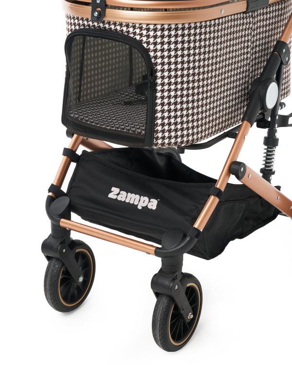 Zampa Vector Kedi & Köpek Arabası Kahverengi 35×87×101 cm (ZS-303L)