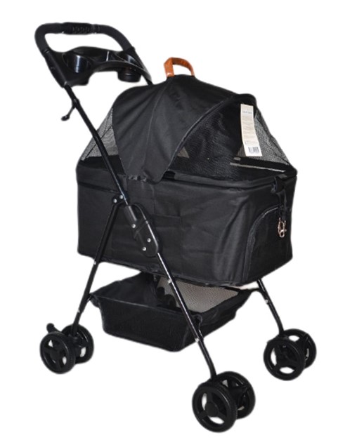 Zampa - Zampa Verstappen Kedi Köpek Arabası Siyah SP02F-B 45X64X96 Cm