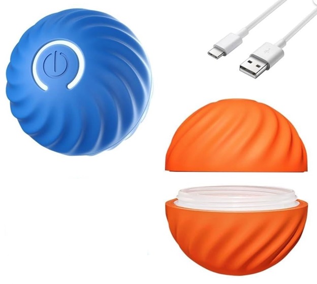 Zampa - Zampa Zıplayan Şarjlı Hareketli Akıllı Köpek Oyun Topu 5cm (Z-Bz067)